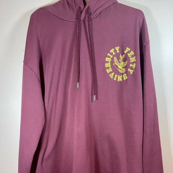 Puma Fenty University By Rihanna Back Lacing Hoodie Womens Pullover Medium - Picture 1 of 8